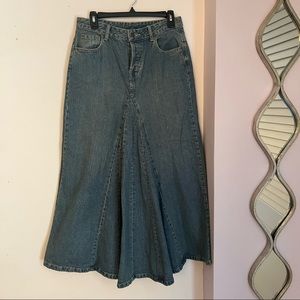 Jeanology Denim Maxi Skirt Y2k